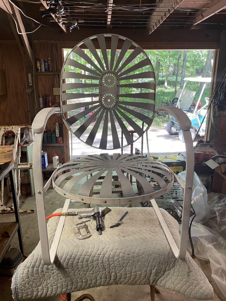 Francois Carre chair restoration