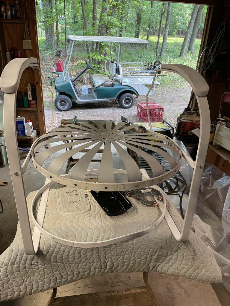 Francois Carre chair restoration