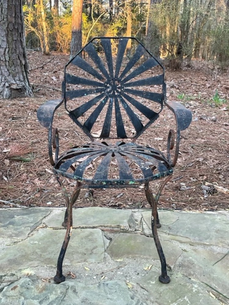 Francois Carre Armchair (Black)