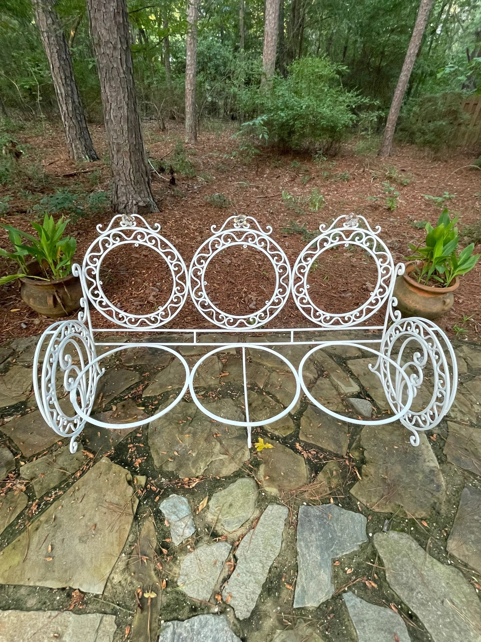 19th Century Wrought Iron French Setee – Set of 2