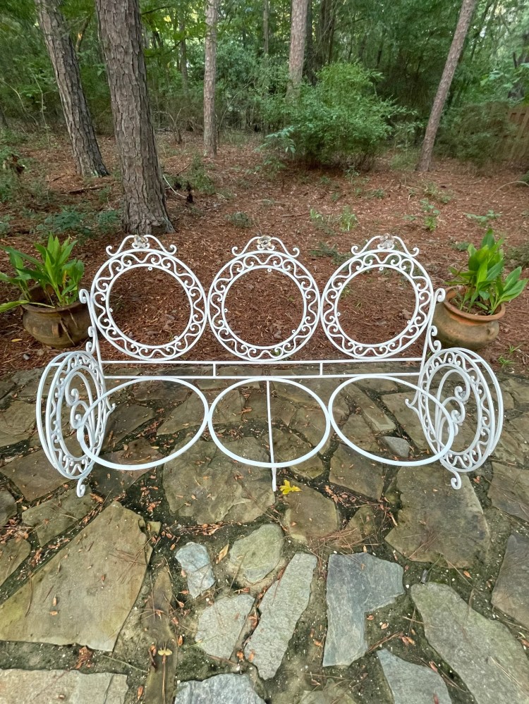 19th Century Wrought Iron French Setee – Set of 2