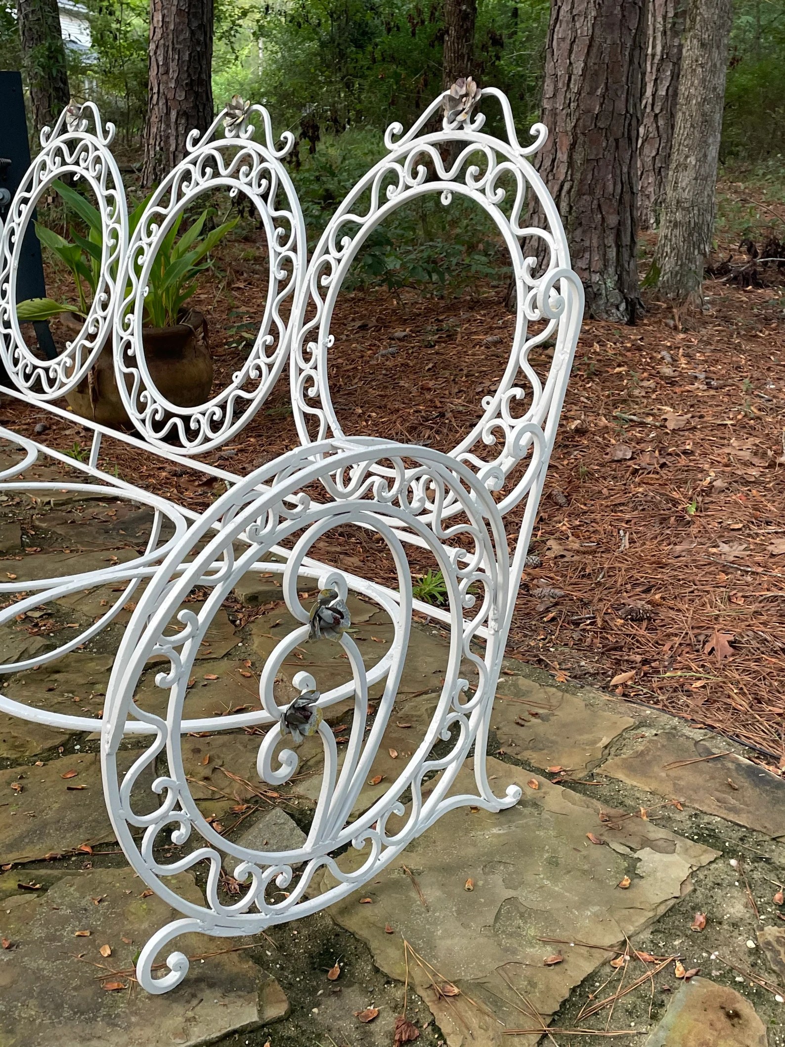 19th Century Wrought Iron French Setee – Set of 2