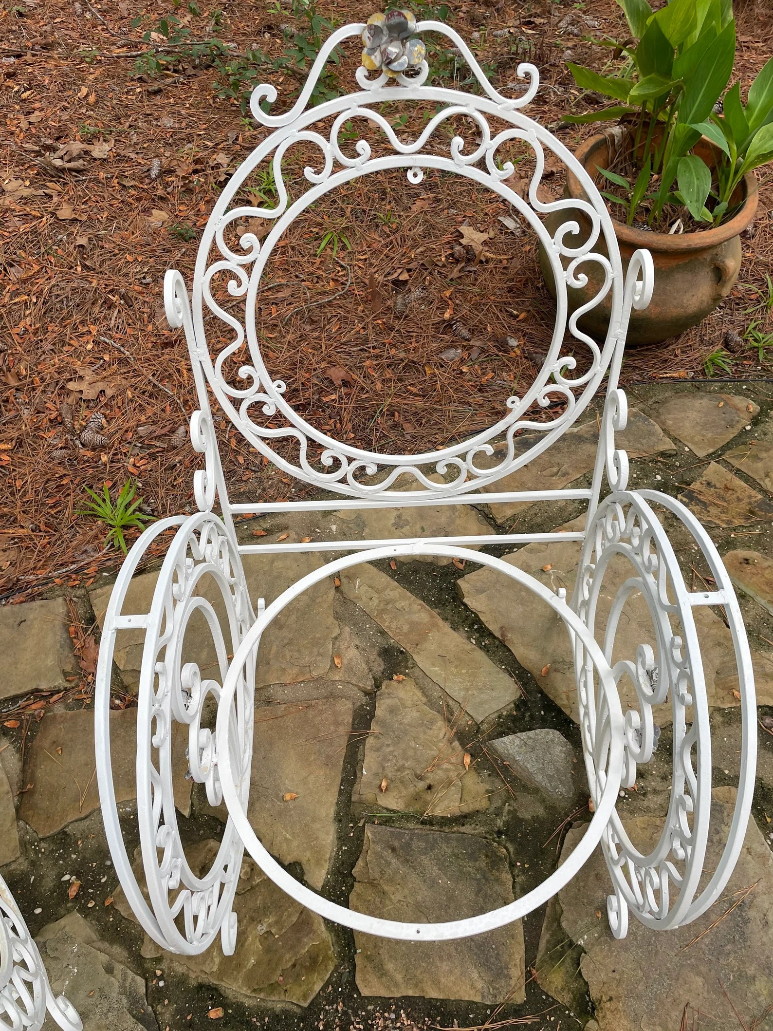 19th Century Wrought Iron French Chairs – Set of 2