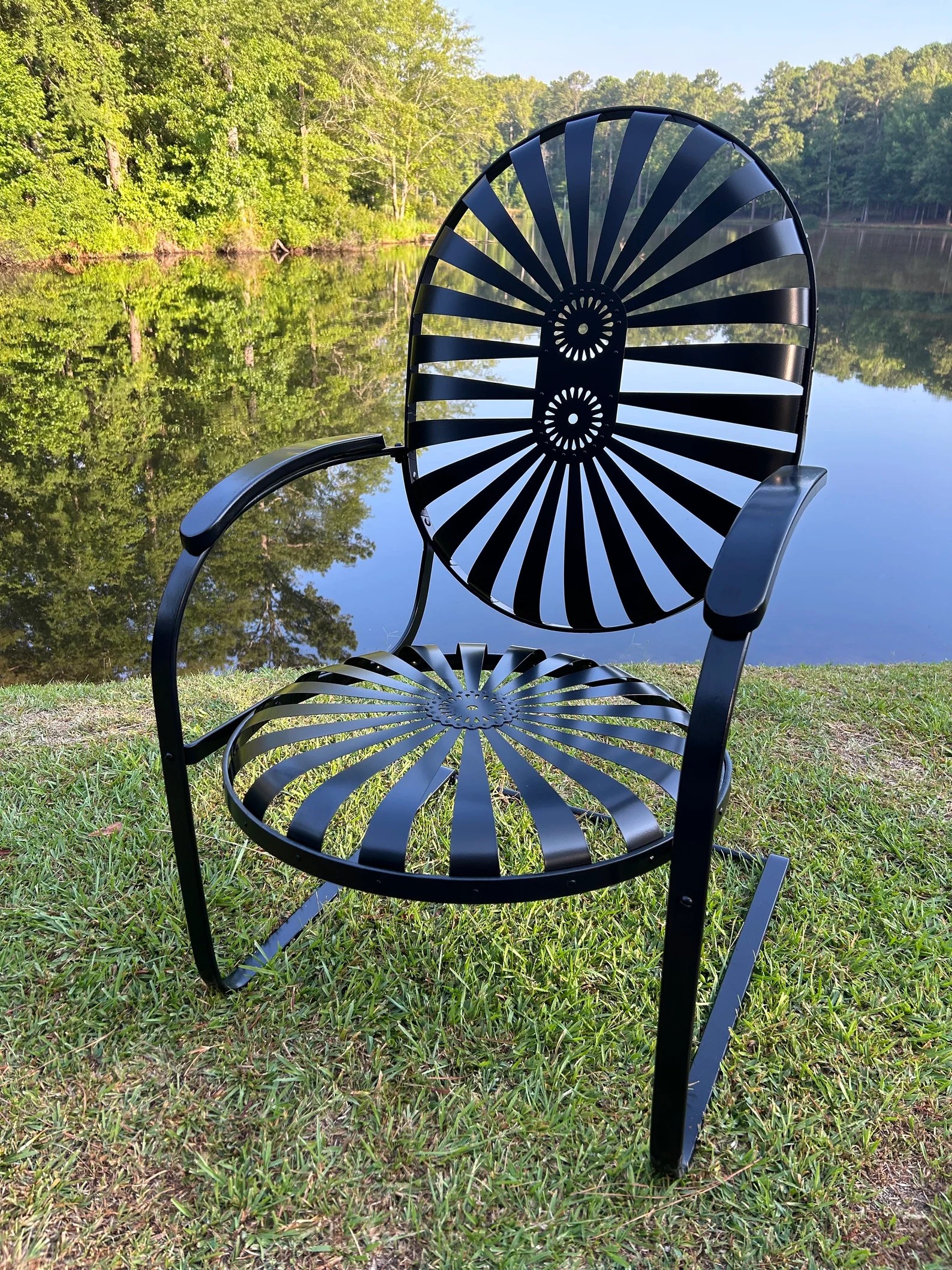 Scrap Metal Rocking Chair Chairs – Vintage Metal Rockers