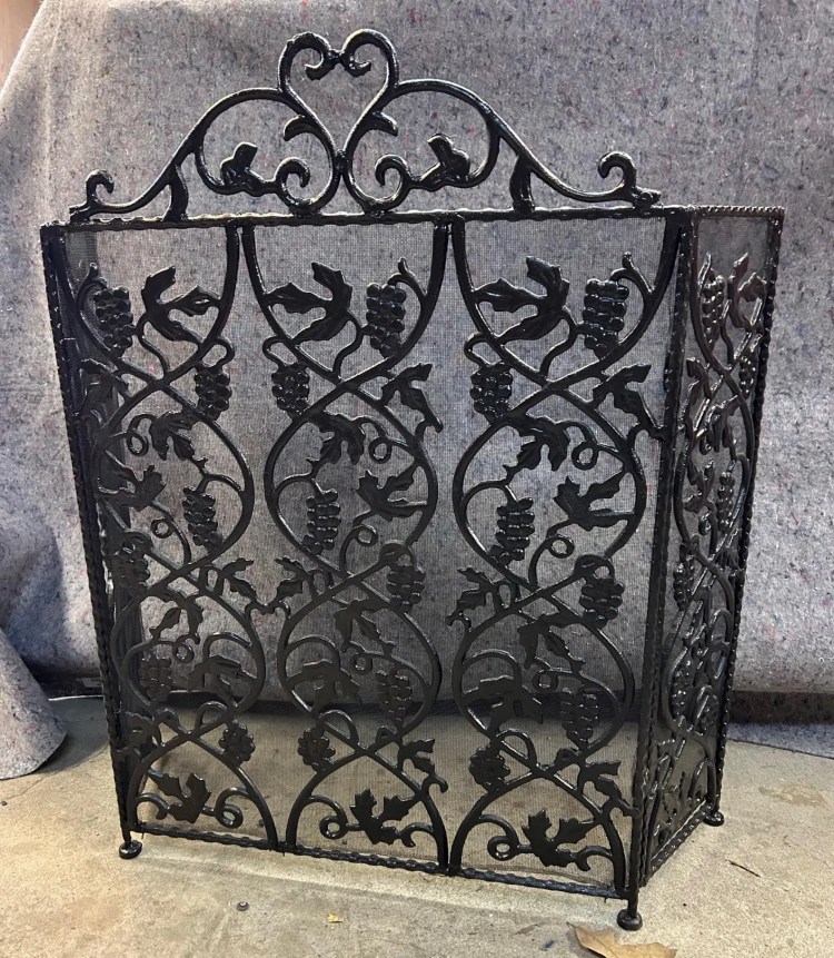 Vintage Fireplace Screen