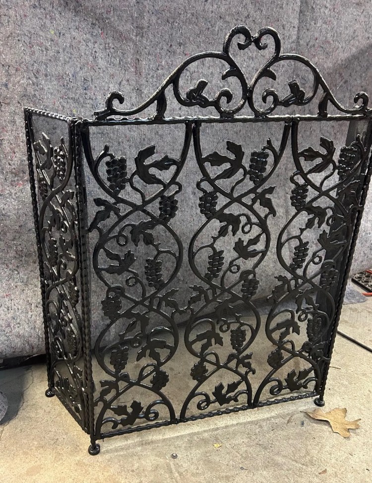 Vintage Fireplace Screen