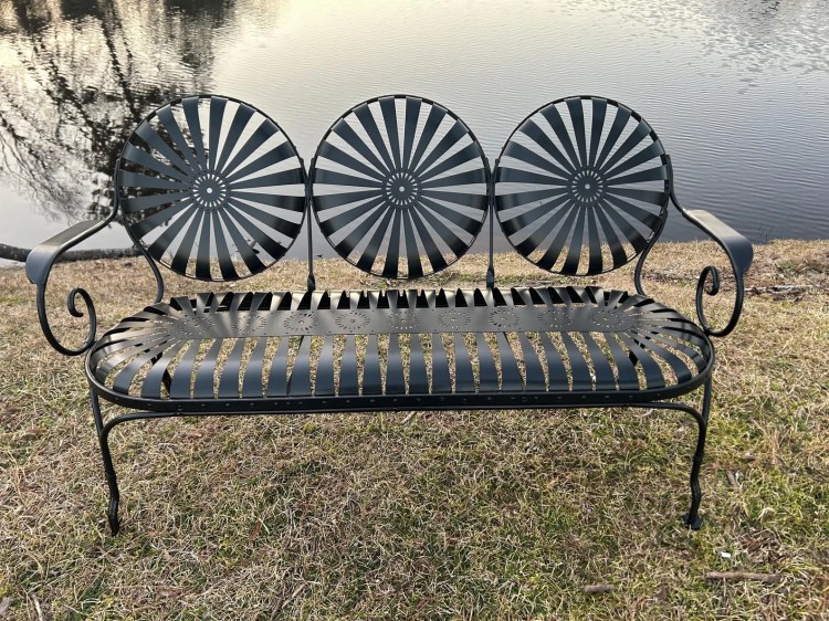 Francois Carre Settee Three Seater (Black)