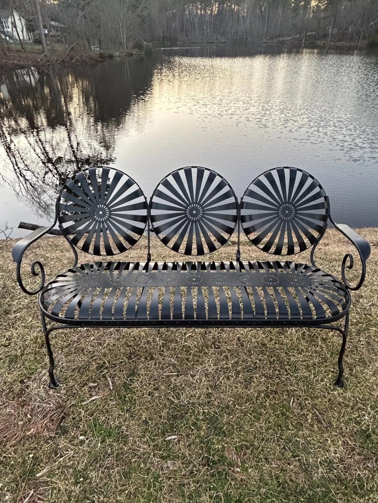 Francois Carre Settee Three Seater (Black)