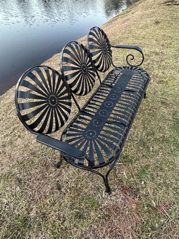 Francois Carre Settee Three Seater (Black)