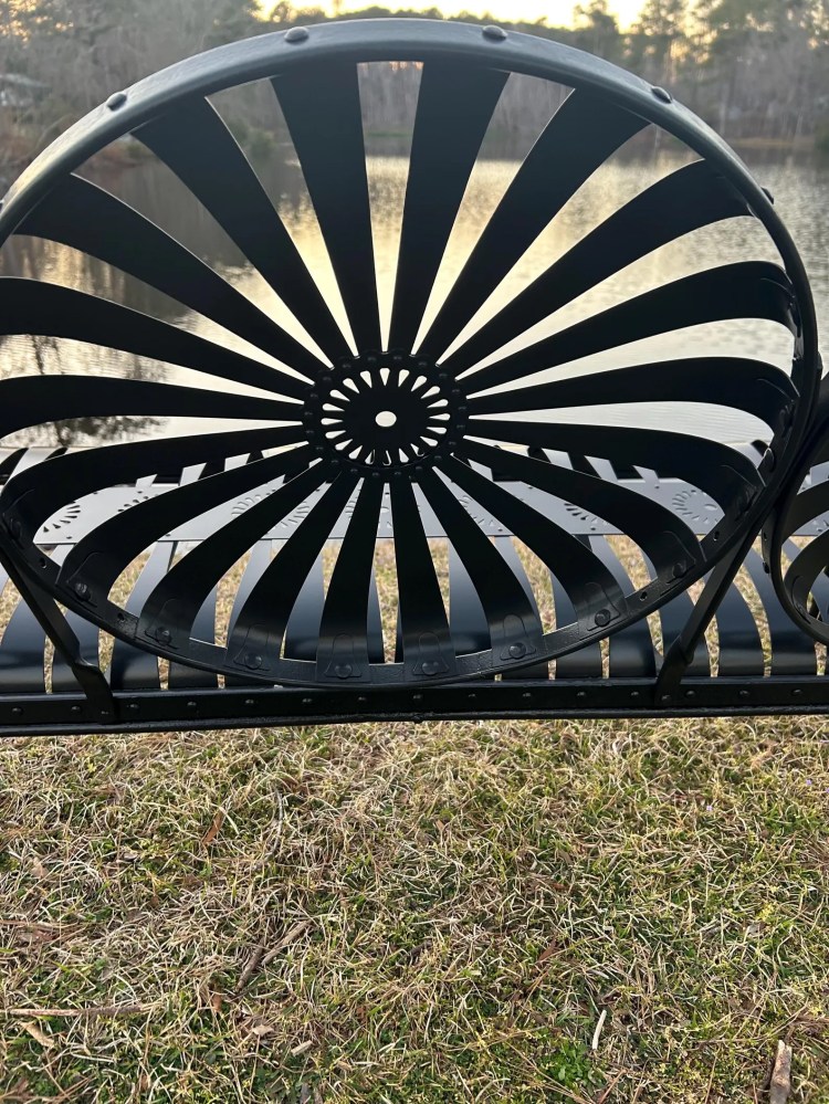 Francois Carre Settee Three Seater (Black)