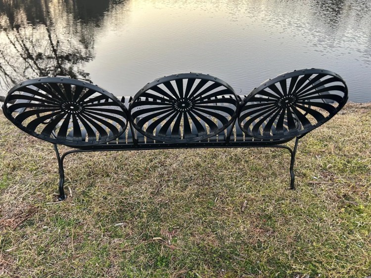 Francois Carre Settee Three Seater (Black)