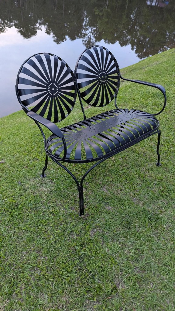 Francois Carre Settee Two Seater (Black)