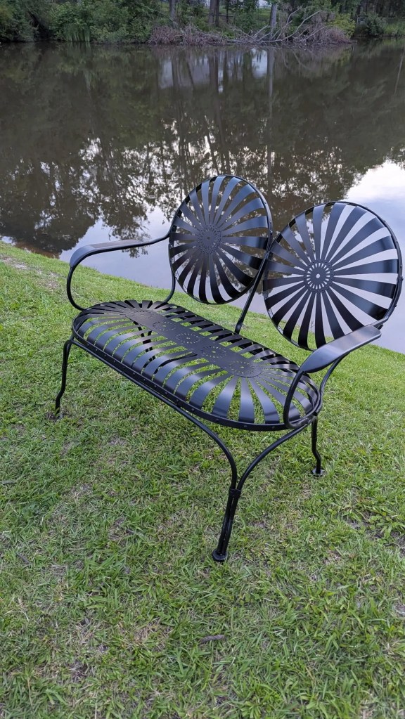 Francois Carre Settee Two Seater (Black)