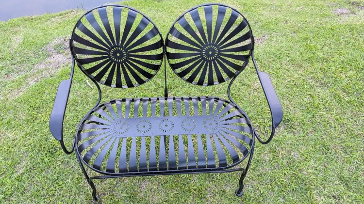 Francois Carre Settee Two Seater (Black)