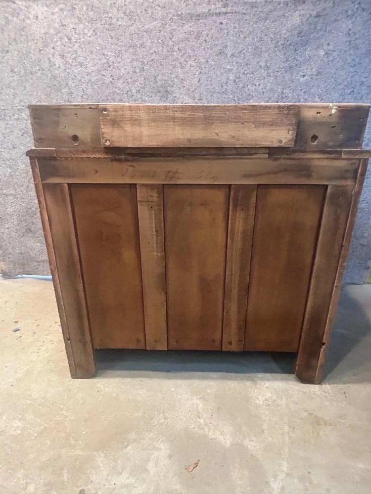 Oak Dresser with Marble Insert